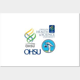 ohsu sticker pack Posters and Art